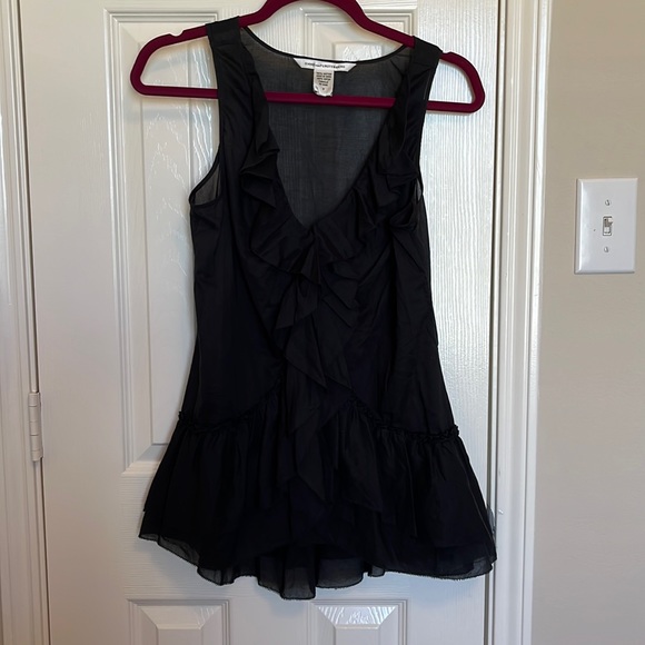 Diane Von Furstenberg Tops - Diane von Furstenberg Ruffle Blouse
